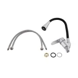 Смеситель для кухни Lidz Tani 008F3 с гибким изливом (k40) LDTAN008F3BCR39484 Chrome/Black Фото - 4
