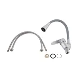 Смеситель для кухни Lidz Tani 008F3 с гибким изливом (k40) LDTAN008F3GCR39507 Chrome/Grey Фото - 4