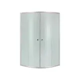 Душова кабіна Lidz Latwa SC80x80.SAT.MID.FR, скло Frost 4 мм без піддона