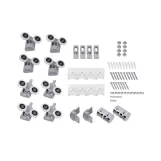 Душевая кабина Lidz Latwa SC80x80.SAT.LOW.FR, стекло Frost 4 мм без поддона Фото - 6
