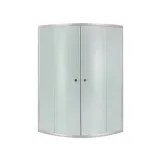 Душевая кабина без поддона Lidz Latwa SC90x90.SAT.HIGH.FR, полукруглая (SD00047612)