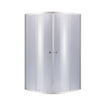 Душова кабіна Lidz Latwa SC90x90.SAT.MID.GR, скло тоноване 4 мм без піддона