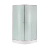 Набір Lidz душова кабіна Latwa SC80x80.SAT.LOW.FR, скло Frost 4 мм + піддон Kupala