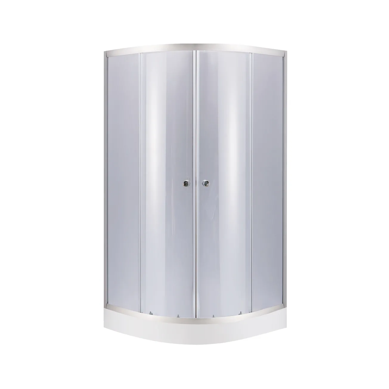 Набор Lidz душевая кабина Latwa SC80x80.SAT.LOW.GR, стекло тонированное 4 мм + поддон Kupala