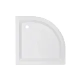 Набор Lidz душевая кабина Latwa SC80x80.SAT.LOW.GR, стекло тонированное 4 мм + поддон Kupala Фото - 2