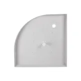 Набор Lidz душевая кабина Latwa SC80x80.SAT.LOW.GR, стекло тонированное 4 мм + поддон Kupala Фото - 3