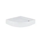 Набор Lidz душевая кабина Latwa SC80x80.SAT.LOW.GR, стекло тонированное 4 мм + поддон Kupala Фото - 4