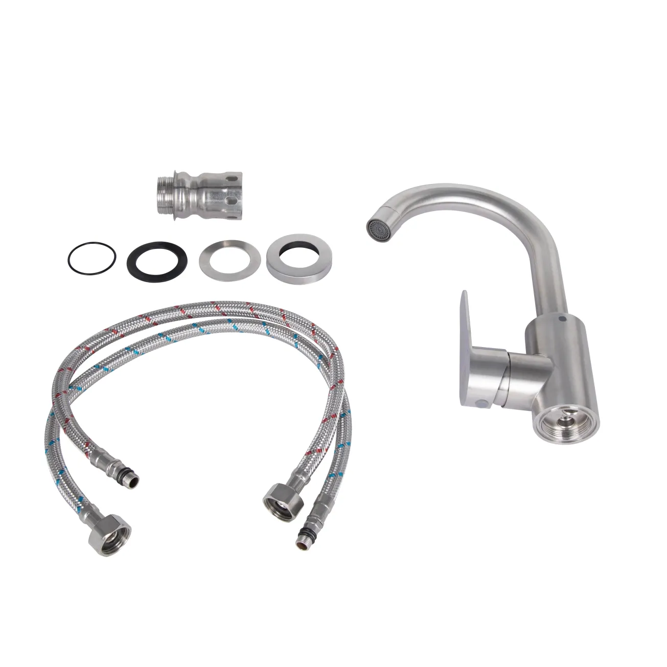 Смеситель для кухни Lidz Vida 015F2 (k35) LDVID015F2NKS43353 Nickel Фото - 2