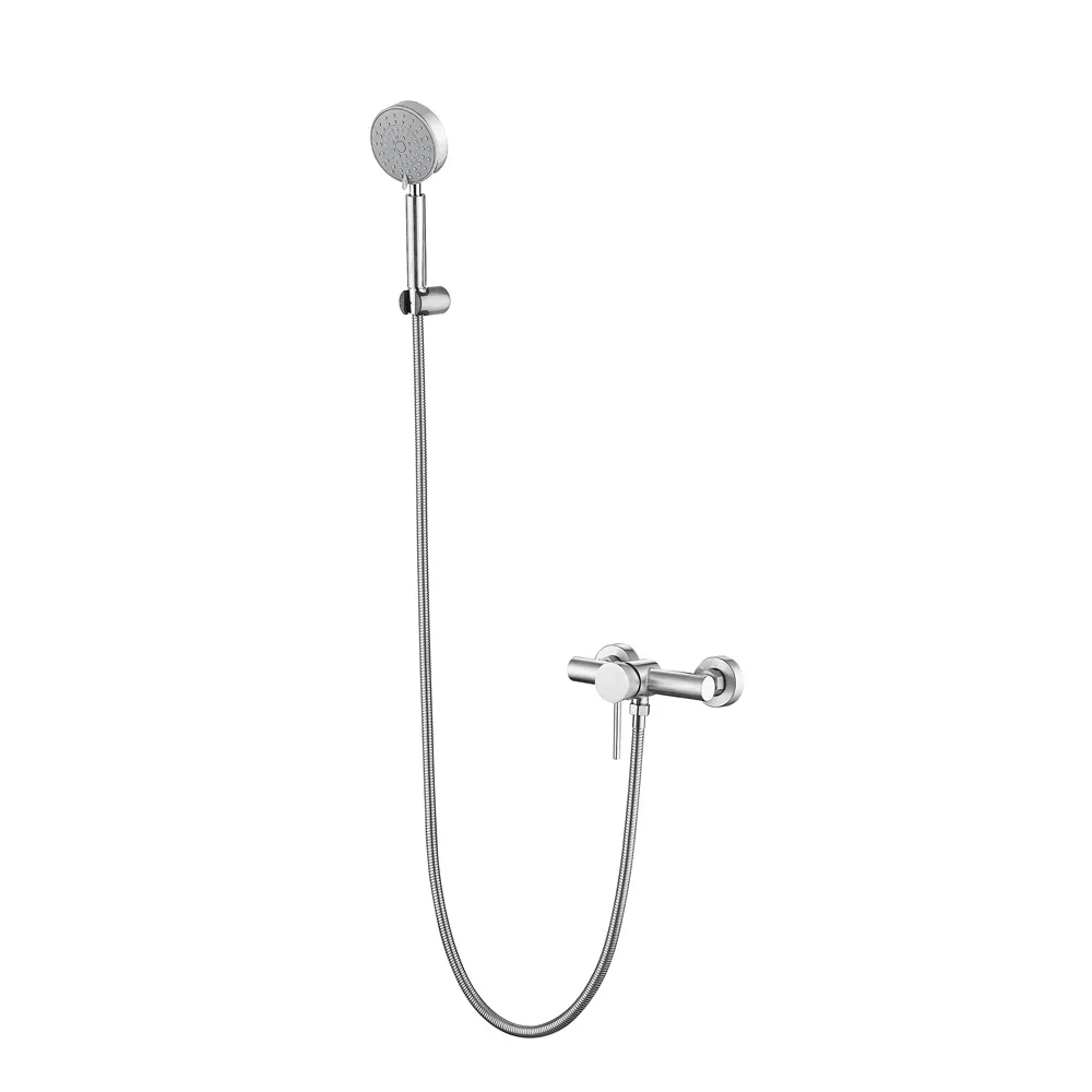 Змішувач для душу Lidz Aria 010 (з душовим гарнітуром) (k35) LDARI010NKS43361 Nickel Фото - 2