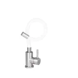 Смеситель для кухни Lidz Aria 015F3 с гибким изливом (k35) LDARI015F3WHI43362 White/Nickel Фото - 2