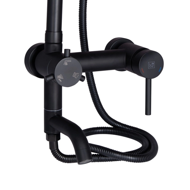 Душова система для кабіни Lidz Aria 1032 Black (SD00049494) Фото - 9
