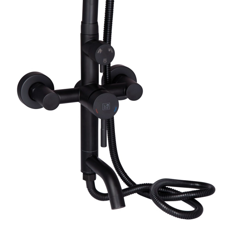 Душевая система для кабины Lidz Aria 1030 Black (SD00049496) Фото - 7