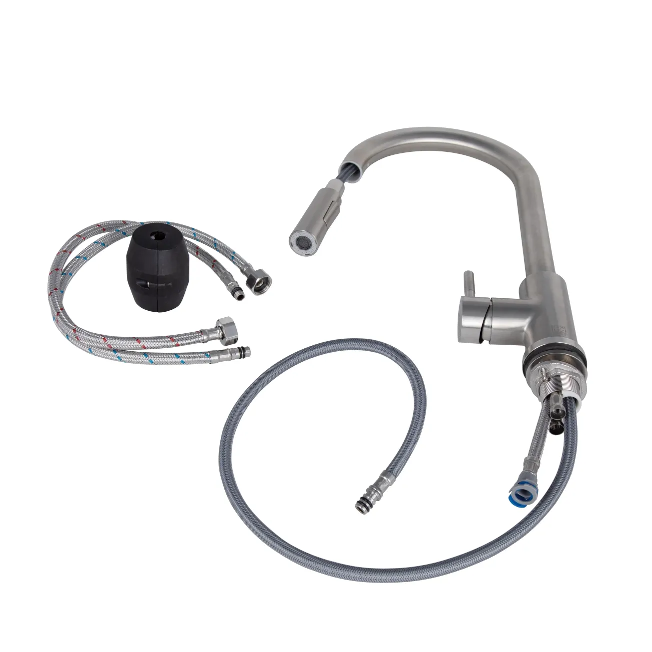 Смеситель для кухни Lidz Aria 015FL2 (k35) LDARI015FL2NKS43397 Nickel Фото - 4