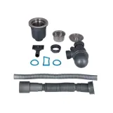 Мойка для кухни интегрированная Lidz Handmade H6050B (LDH6050BPVD43621) Brushed Black PVD 3,0/1,0 мм Фото - 6