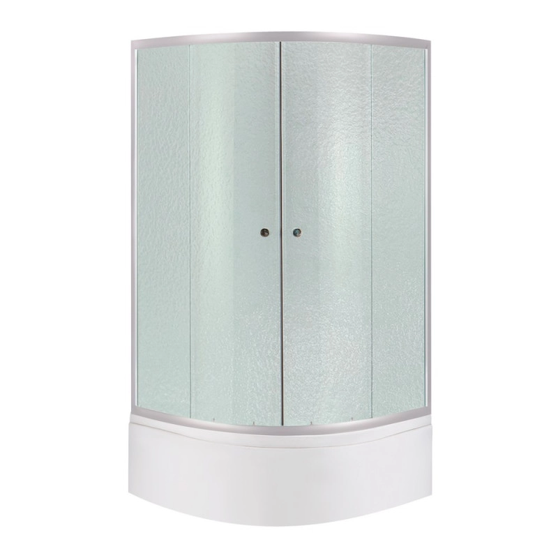 Душевая кабина с поддоном Lidz Latwa SC90x90.SAT.HIGH.FR Kapielka, полукруглая (SD00050783)