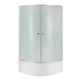 Душевая кабина с поддоном Lidz Latwa SC90x90.SAT.HIGH.FR Kapielka, полукруглая (SD00050783)