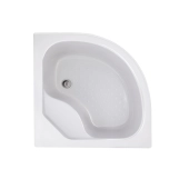 Душевая кабина с поддоном Lidz Latwa SC90x90.SAT.HIGH.FR Kapielka, полукруглая (SD00050783) Фото - 12