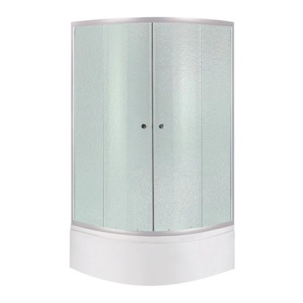 Душевая кабина с поддоном Lidz Latwa SC90x90.SAT.HIGH.FR Kapielka, полукруглая (SD00050783)