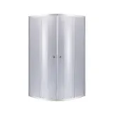 Душевая кабина Latwa SC90x90.SAT.HIGH.GR полукруглая, стекло тон 4 мм + Душевой поддон KAPIELKA ST90x90x41, с панелью Lidz Фото - 2