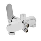 Змішувач для ванни Lidz Arrow 0052 (з душовим гарнітуром) Chrome (SD00051078) Фото - 2