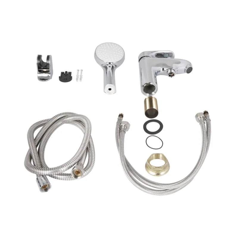 Змішувач для ванни Lidz Tani 011F на борт (з душовим гарнітуром) Chrome (SD00051101) Фото - 1