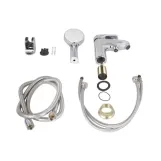 Змішувач для ванни Lidz Tani 011F на борт (з душовим гарнітуром) Chrome (SD00051101) Фото - 1