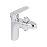 Змішувач для ванни Lidz Tani 011F на борт (з душовим гарнітуром) Chrome (SD00051101) Фото - 3