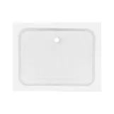 Душевой поддон Lidz KAPIELKA ST100x80х14 низкий, прямоугольный, диаметр слива 52 мм 