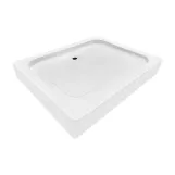 Душевой поддон Lidz KAPIELKA ST100x80х14 низкий, прямоугольный, диаметр слива 52 мм  Фото - 2