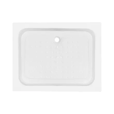 Душовий піддон KAPIELKA ST100x80х14 низький, прямокутний, діаметр зливу 52 мм Lidz