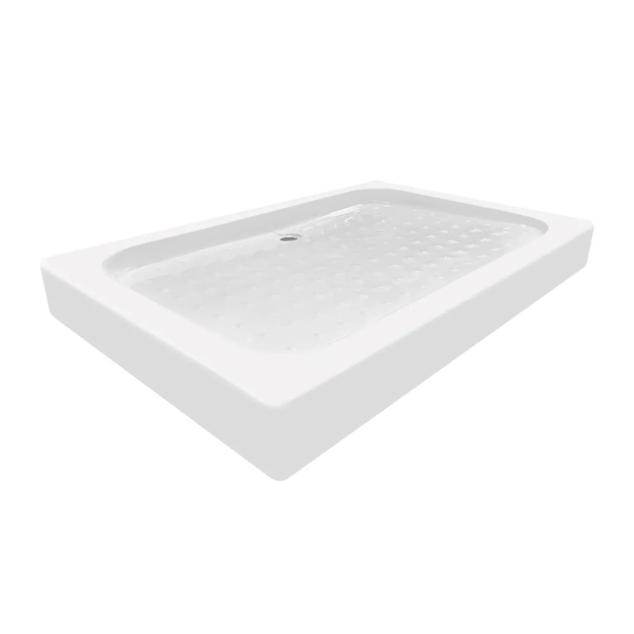 Душевой поддон Lidz KAPIELKA ST120x80х14 низкий, прямоугольный, диаметр слива 52 мм  Фото - 2