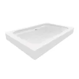 Душевой поддон Lidz KAPIELKA ST120x80х14 низкий, прямоугольный, диаметр слива 52 мм  Фото - 2
