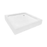 Душевой поддон Lidz KAPIELKA ST80x80х14 низкий, квадратный, диаметр слива 52 мм  Фото - 2