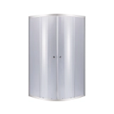 Душова кабіна Lidz Latwa SC80x80.SAT.LOW.GR, скло тон. 4 мм + Lidz Душовий піддон KAPIELKA ST80x80x15 Фото - 2