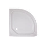 Душова кабіна Lidz Latwa SC80x80.SAT.LOW.GR, скло тон. 4 мм + Lidz Душовий піддон KAPIELKA ST80x80x15 Фото - 8