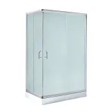 Душова кабіна Lidz Wawel SC120x80.SAT.LOW.FR, скло Frost 5 мм + Lidz Душовий піддон KAPIELKA ST120x80х14