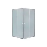 Душова кабіна Lidz Wawel SC90x90.SAT.LOW.FR, скло Frost 4 мм + Lidz Душовий піддон KAPIELKA ST90x90х14 Фото - 2