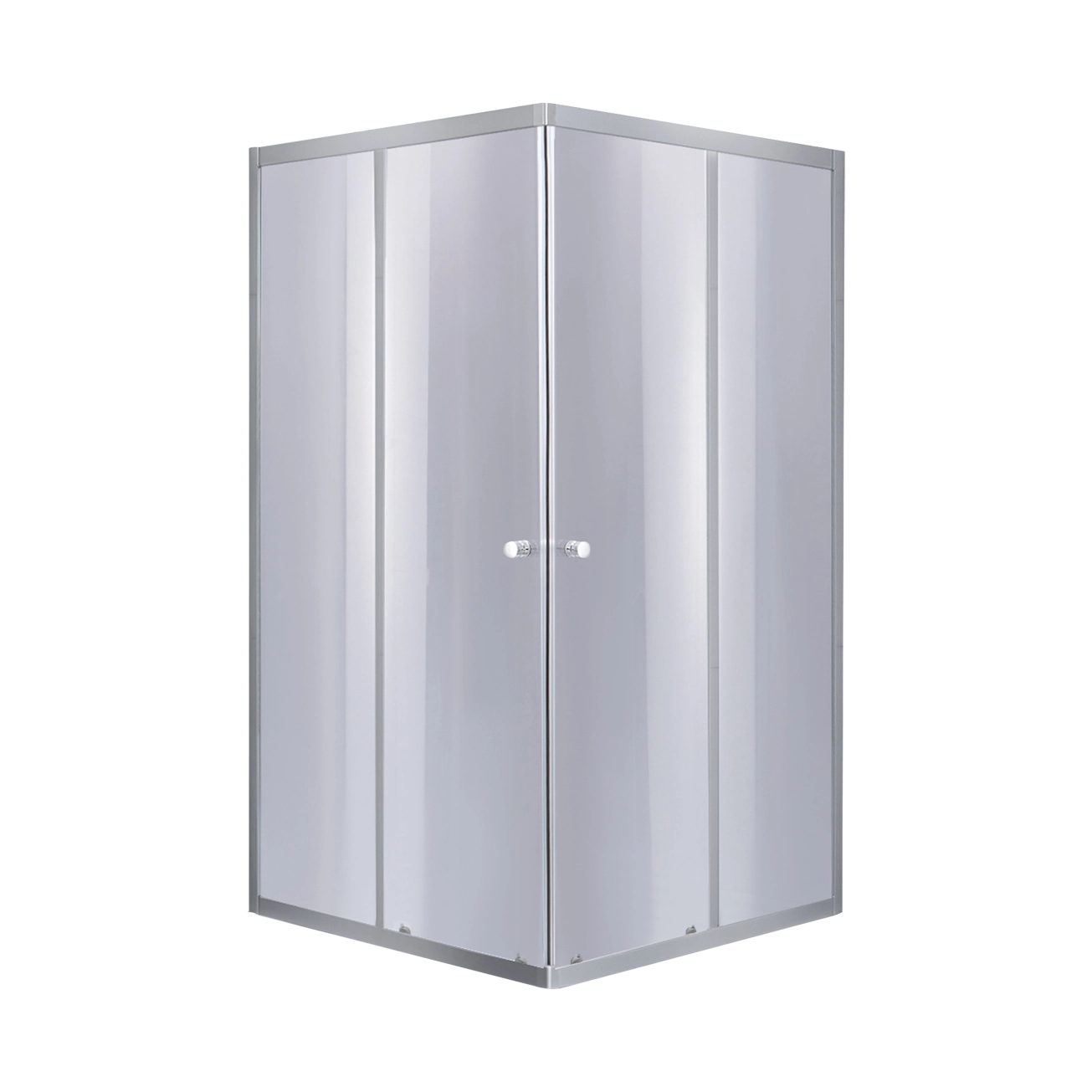 Душова кабіна Lidz Wawel SC80x80.SAT.LOW.GR, скло тон. 4 мм + Lidz Душовий піддон KAPIELKA ST80x80х14 Фото - 2
