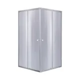 Душевая кабина Lidz Wawel SC80x80.SAT.LOW.GR, стекло тон. 4 мм + Lidz Душевой поддон KAPIELKA ST80x80х14 Фото - 2