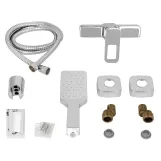 Змішувач для душу Lidz Wawel 010 (з душовим гарнітуром) (k40) LDWAW010CRM45390 Chrome Фото - 6