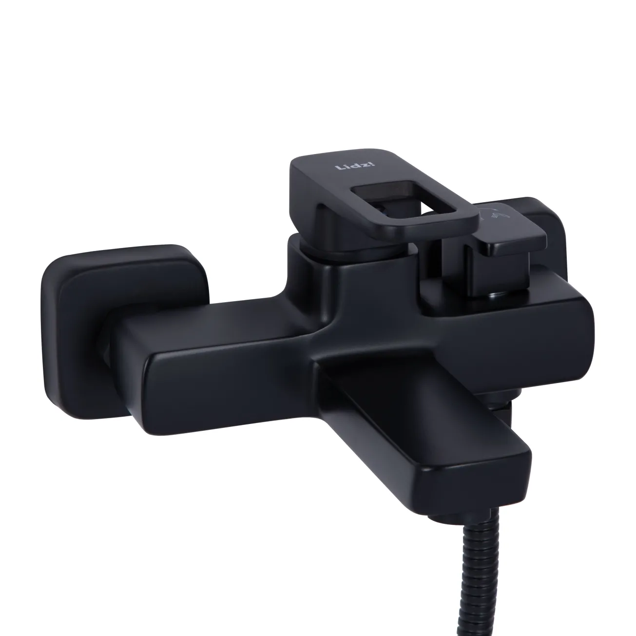 Смеситель для ванны Lidz Wawel 006 (с душевым гарнитуром) (k35) LDWAW006BLA45393 Black Фото - 2