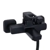 Смеситель для ванны Lidz Wawel 006 (с душевым гарнитуром) (k35) LDWAW006BLA45393 Black Фото - 2