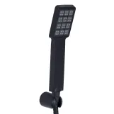 Смеситель для ванны Lidz Wawel 005 с поворотным изливом (с душевым гарнитуром) (k35) LDWAW005BLA45394 Black Фото - 3