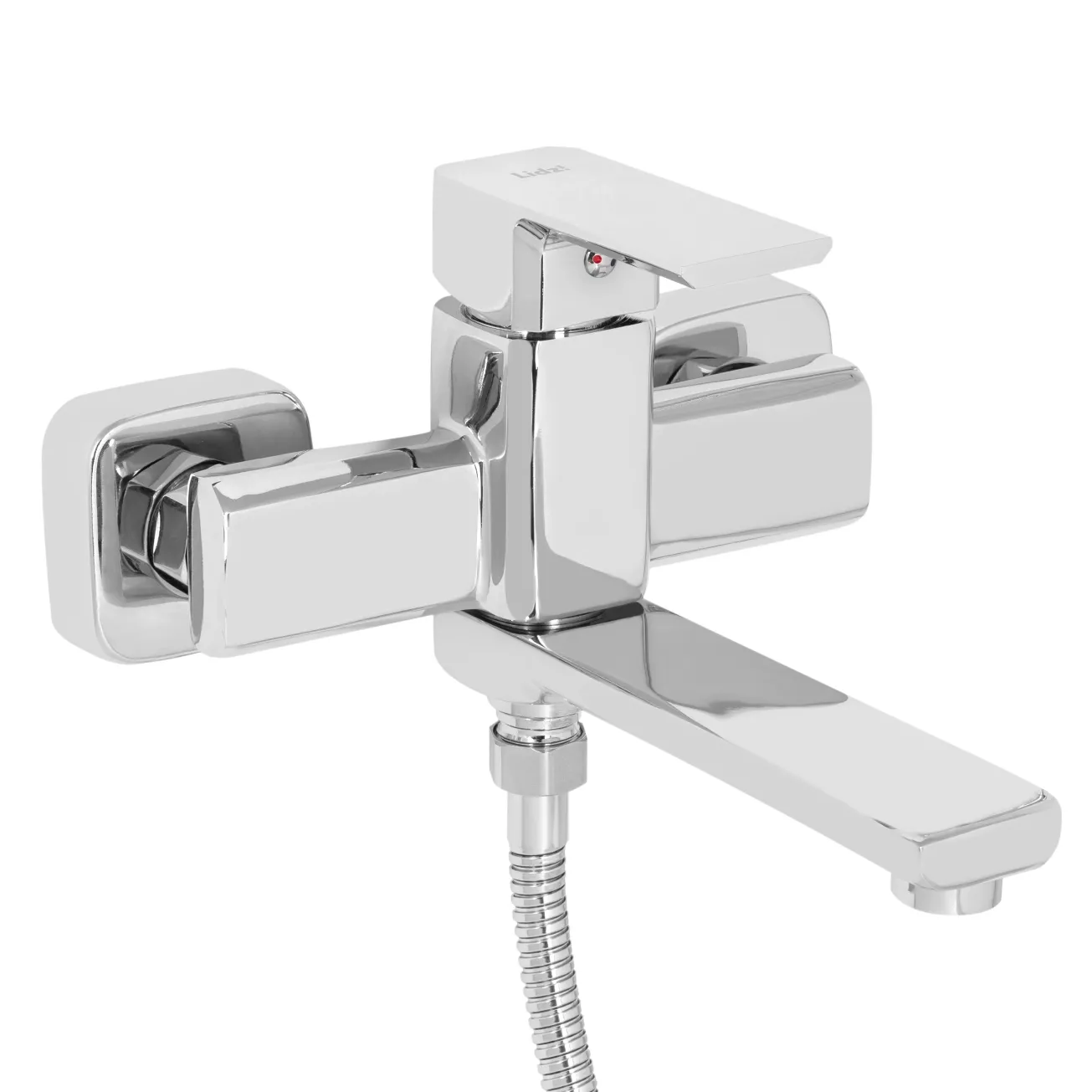 Смеситель для ванны Lidz Dozorca 0051 с поворотным изливом (с душевым гарнитуром) (k35) LDDOZ0051CRM45404 Chrome Фото - 2