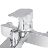 Змішувач для ванни Lidz Wieza 006 (з душовим гарнітуром) (k35) LDWIE006CRM45410 Chrome Фото - 3
