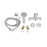Змішувач для душу Lidz Latwa 010 (з душовим гарнітуром) (k40) LDLAT010CRM45416 Chrome Фото - 4