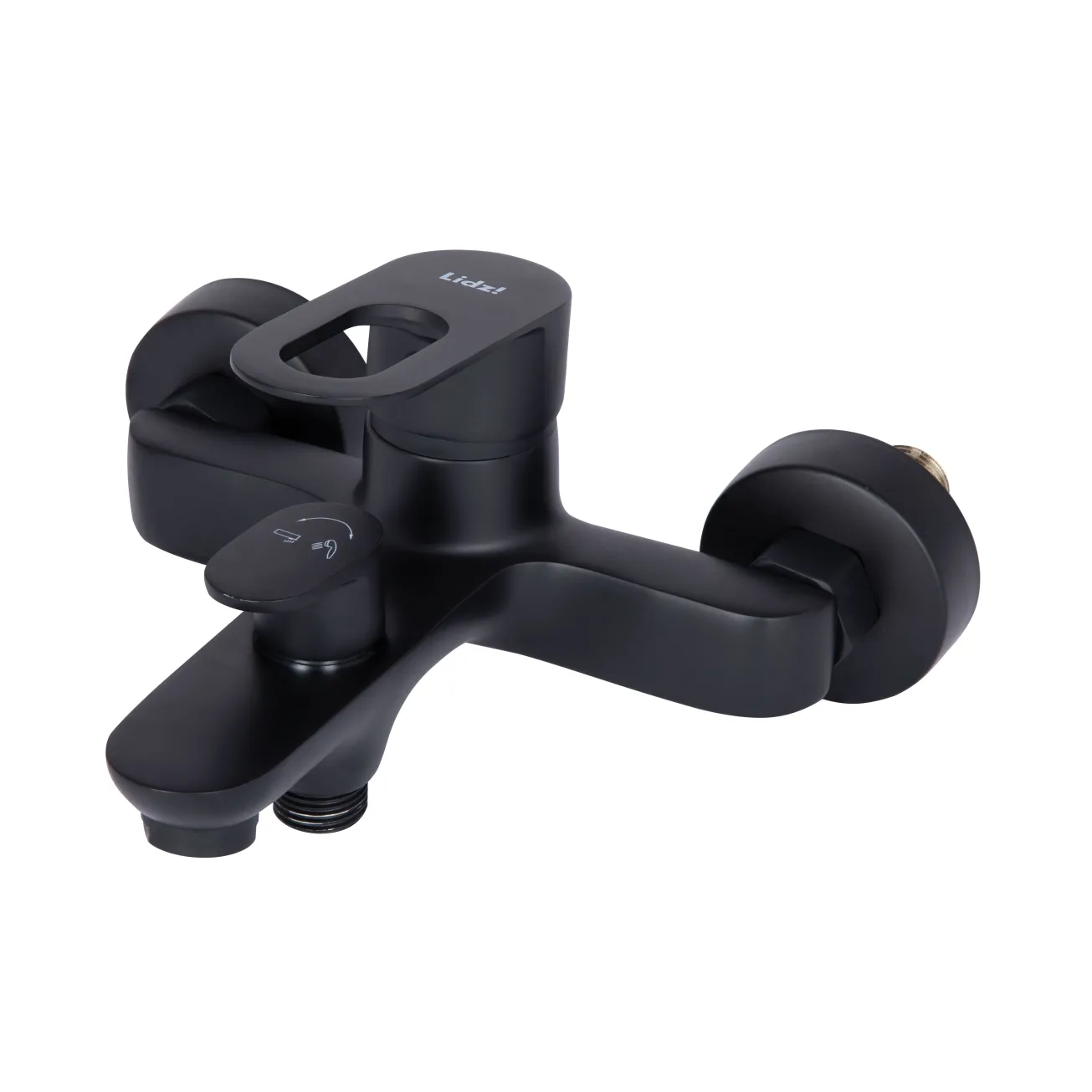 Змішувач для ванни Lidz Latwa 006 (з душовим гарнітуром) (k35) LDLAT006BLA45419 Black Фото - 5