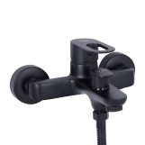 Смеситель для ванны Lidz Latwa 006 (с душевым гарнитуром) (k35) LDLAT006BLA45419 Black Фото - 2