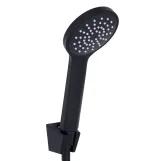 Смеситель для ванны Lidz Latwa 005 с поворотным изливом (с душевым гарнитуром) (k35) LDLAT005BLA45420 Black Фото - 3