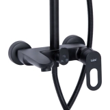 Душевая система универсальная Lidz Latwa 1030 Black (SD00051546) Фото - 1